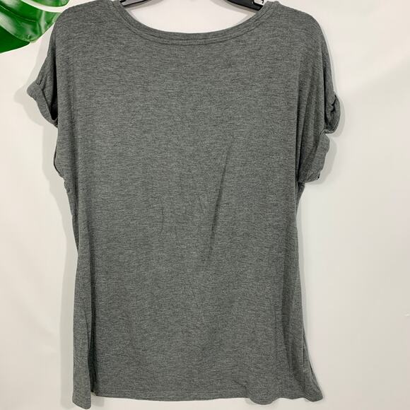 "Girls Just Wanna Have Funds" T-Shirt Logo Graphic Short Sleeve Top Size Large - Picture 7 of 8